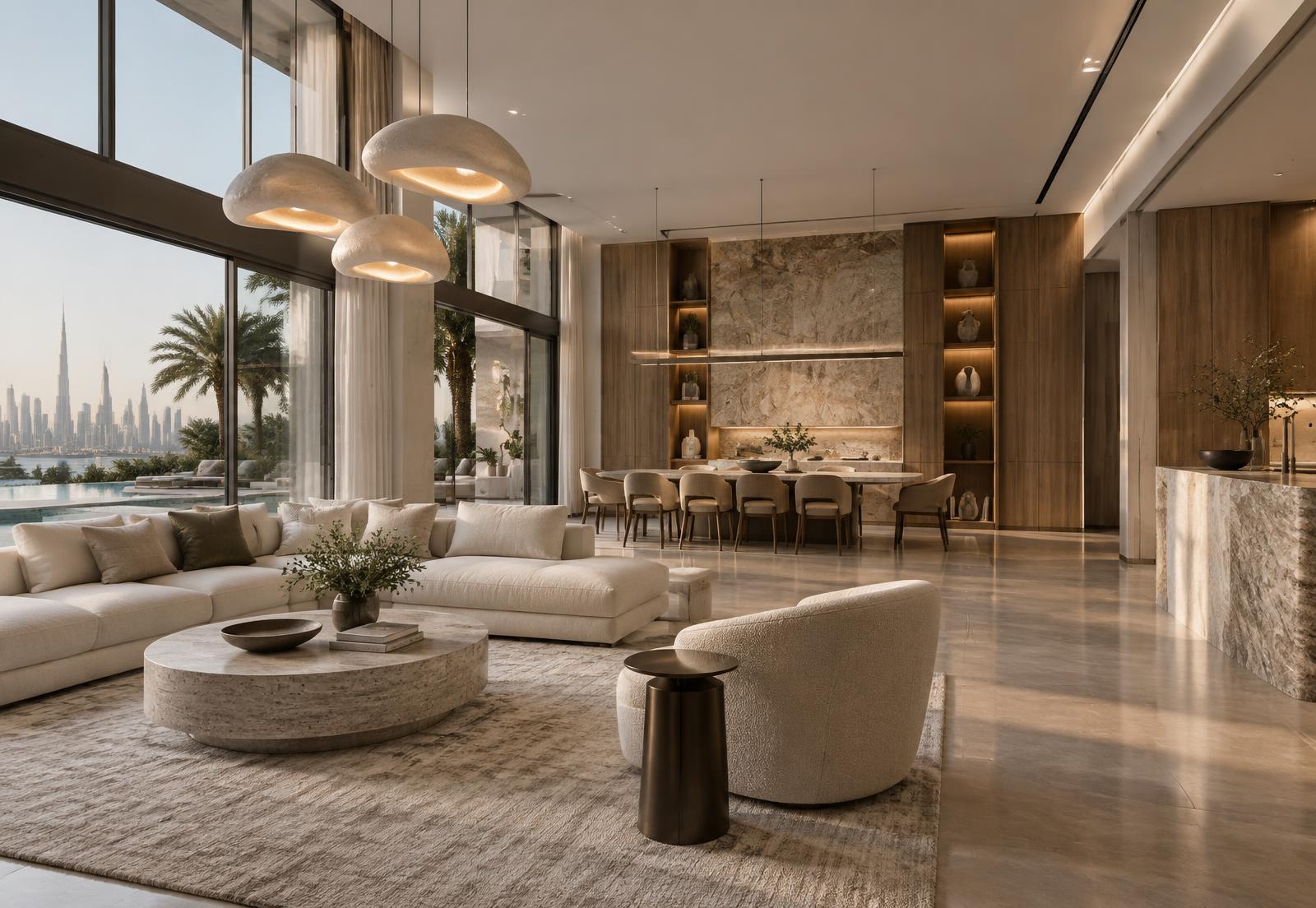 Luxury residential villa fit-out with bespoke joinery